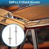 A ABSOPRO Dome Head Closed Sealing Rivets 4mm Grip Diameter