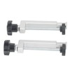 2Pcs Woodworking Fence Clamp Aluminum Alloy Multifunctional Woodworking Fence Fixing