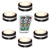 Starxing Puck Lights with Remote Control, Under Cabinet Lighting Dimmable