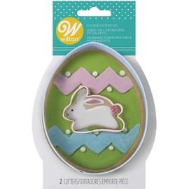 Wilton クッキー抜き型/クッキーカッター エッグ&ミニバニー セット