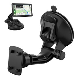 Supporto per auto per schermo Carplay, supporto per navigatori auto, compatibile con monitor portatili da 4,3"/5", supporto a ventosa per cruscotto, supporto per monitor per fotocamera posteriore