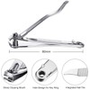 1Pc Heavy Duty Nail Clipper, Stainless Steel Toe Finger Nail