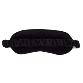 Vivid Hue Sleep Mask for Women Velvet Sleeping Mask Travel Nap Lightweight Eye Mask Funny Embroidery (Prosecco Queen)