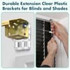 Innconee 8 Pcs Bracket Spacer Blocks Curtain Spacers for Drapes