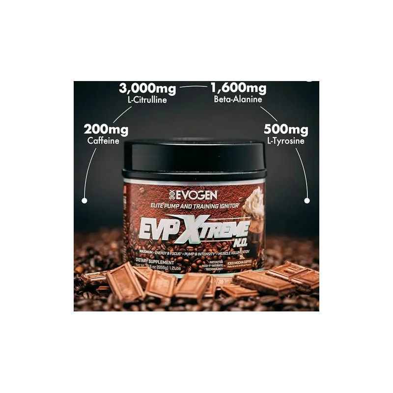 Evogen Evp Xtreme 40 Servicios Sabor Mocha Cafe