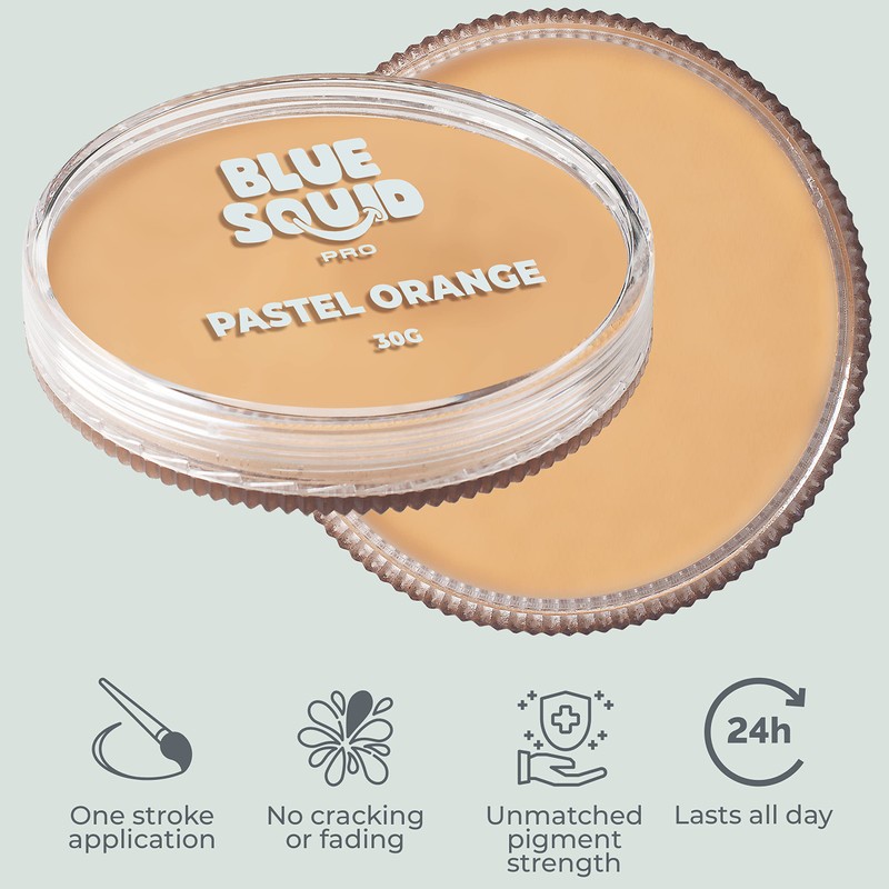 Blue Squid PRO Make-Up Face Paint and Body Paint, Pastel