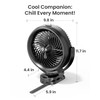 Koonie 10000mAh Battery Operated Misting Fan with Clip, Portable 8''