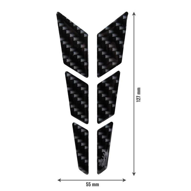 BIKE-label 910074 Decorative Protector Sticker 3D Sticker Carbon Look Scratch