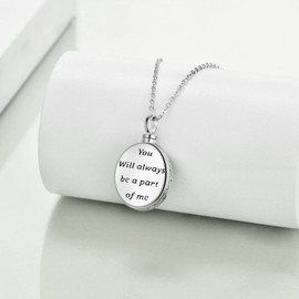 YAFEINI Urn Necklaces for Ashes Sterling Silver Abalone Shell Tree of Life Cremation Memory Jewellery for Women Men, Metal, Not known.