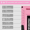 WORKPRO 6-in-1 Staple Gun Manual Brad Nailer w/4000PCS Staples Stapler