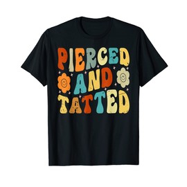 Pierced And Tatted Rebel Tattoo Inked Artist T-Shirt, black
