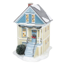Department 56 Original Snow Village 1231 Dunn Street Lit Building, 7.5 Inch, Multicolor