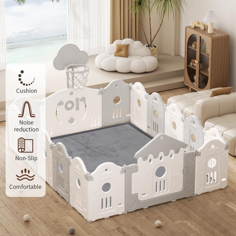 COLLACOCO 79 * 118 * 1.2 Memory Foam Baby Play