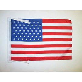 AZ FLAG United States 1959-1960 49 Stars Flag 18'' x 12'' Cords - USA - American Historic Small Flags 30 x 45cm - Banner 18x12 in