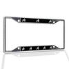 Fastasticdeals Metal Insert License Plate Frame Poodle Dog B Weatherproof