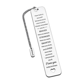 Valentines Day Gifts for Teens Girls-Bookmark,Stress Relief Gifts for Women,Mental Health Gifts for Men,Easter Basket Stuffer Gift for Kids,Coolest Gifts for 19 Year Old Boy,Book Club Gifts for Nerd