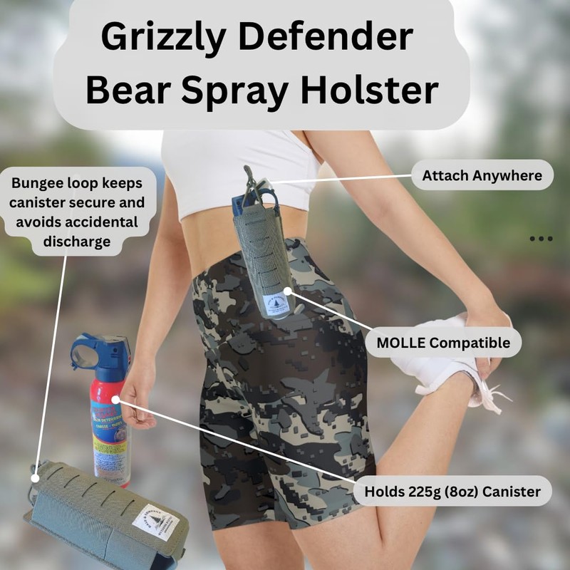 Dale & Company Tactical Bear Spray Sheath with Pouch, Green