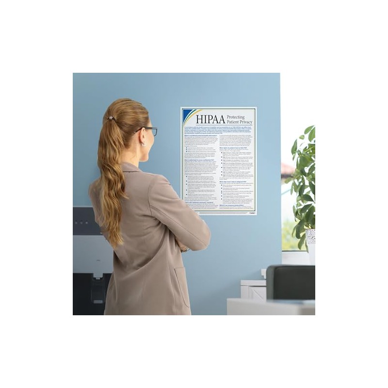 ComplyRight HIPAA Protecting Patient Privacy Poster | 12” x 18”