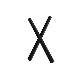 Silicon Rubber Temple Ear Socks for Oakley Metal Plate OX5038 Carbon Plate OX5079 Eye Glasses Sunglasses Frames HTS004 (Black - 3 Pairs)