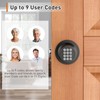 HIDALIFE Door Knob with Keypad, Keyless Entry Door Lock, Front