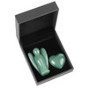 Artistone Green Aventurine Guardian Angel Heart Stone Healing Crystal Set
