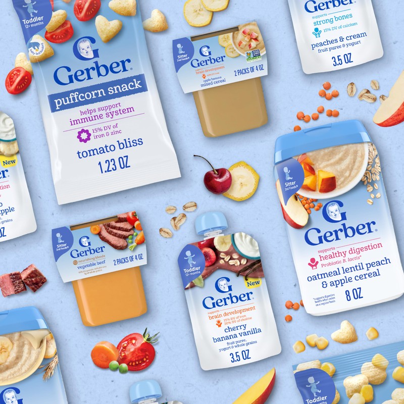 Gerber Toddler Snacks, Snacks for Kids, Kernel Free, Heart Shaped