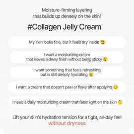 mixsoon PDRN Collagen Cream - Firming, Hydrating and Revitalizing Lightweight Face Gel, Radiance Collagen Peptides, Nourishing Moisturizer for Smooth Skin 50ml / 1.69 fl.oz. Korean Glass Skin Care