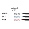 uni-ball 60042 Onyx Roller Ball Stick Dye-Based Pen Red Ink