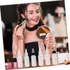 Mobestech 8 pcs Refillable Squeeze Bottles with Scale Transparent Squeeze