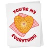 Everything Bagel Valentines Day Love Card - You're my Everything