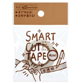 SEKISUI Smart Cut Tape, Mini, Translucent, 1.0 inches (25 mm)