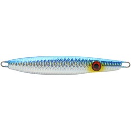 P-Line SJ4-55 Sasin Jig Solid Welded Ring Mustad Hook Bait, Silver Blue Yellow, 3 oz