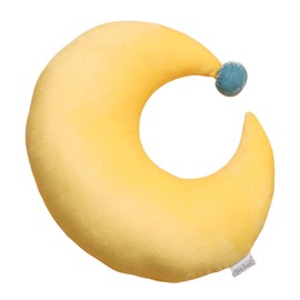 Minidream Moon Nursery Cushion, Yellow Cute Plush Pillow for Baby and Toddler, Floor Cushions for Kids