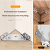 Floating Shelf L Angle Corner Brackets Bracket Pegs Brace Pins