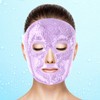 Cooling hot/cold facial pack (purple) Removing eye puffiness Cold pack mask pack