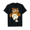 Cartoon Owl Running Playful Character For Kids T-Shirt