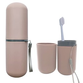 Estuche de viaje para cepillo de dientes, estuche de viaje portátil para cepillo de dientes, contenedor de viaje para baño, viajes, escuela, negocios, camping, cepillo de dientes para viajes