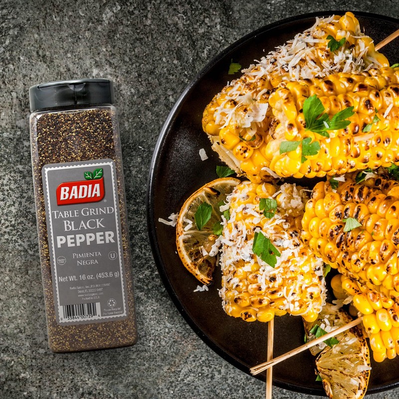 Badia Black Pepper Table Grind, 16 oz - Premium Seasoning