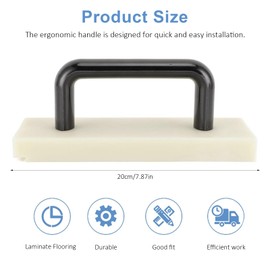 Flooring Tool, Laminate Laying Set, 20 cm Flooring Tool, Click on Vinyl Flooring Laminate Floor Click System for Laminate Wooden Floors and Floor Expansion