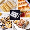 AMBESTAR 30 Pack Cannoli Horn Form Set, Large Stainless Steel