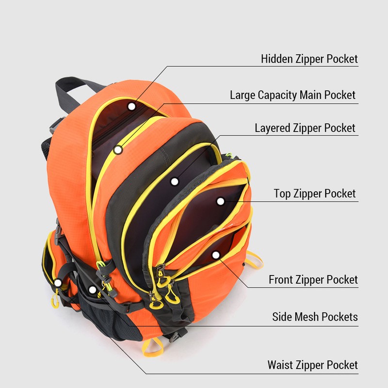 Hiking Backpack 40L Waterproof Outdoor Travel Daypack Camping Backpack for