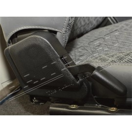 Britpart LAND ROVER DEFENDER 90 / 110 / 130 FRONT SEAT HANDLE & COVER KIT FOR 2 SEATS