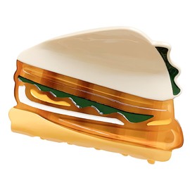Fun Food Hair Claw Clip, Acetate Hair Clips for Women, Unique Accessories (Sandwich)