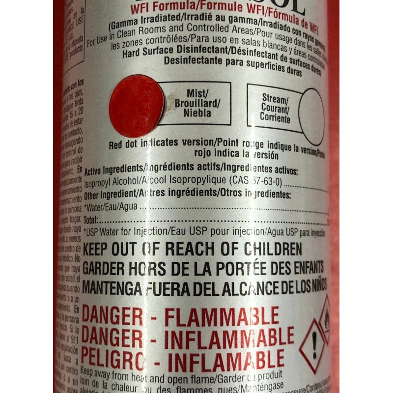 Veltek Associates (1) VAI DECON-AHOL 70% ISOPROPYL ALCOHOL 30% WATER