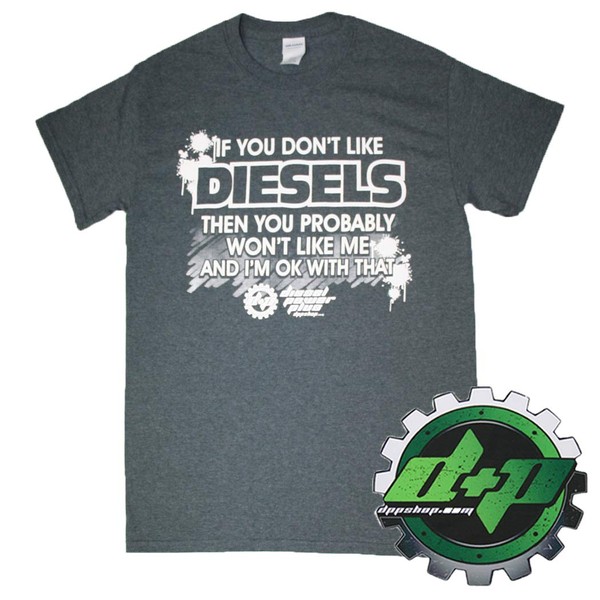 Diesel Power Short Sleeve T Shirt tee Duramax Cummins Powerstroke Apparel Gear (4X)