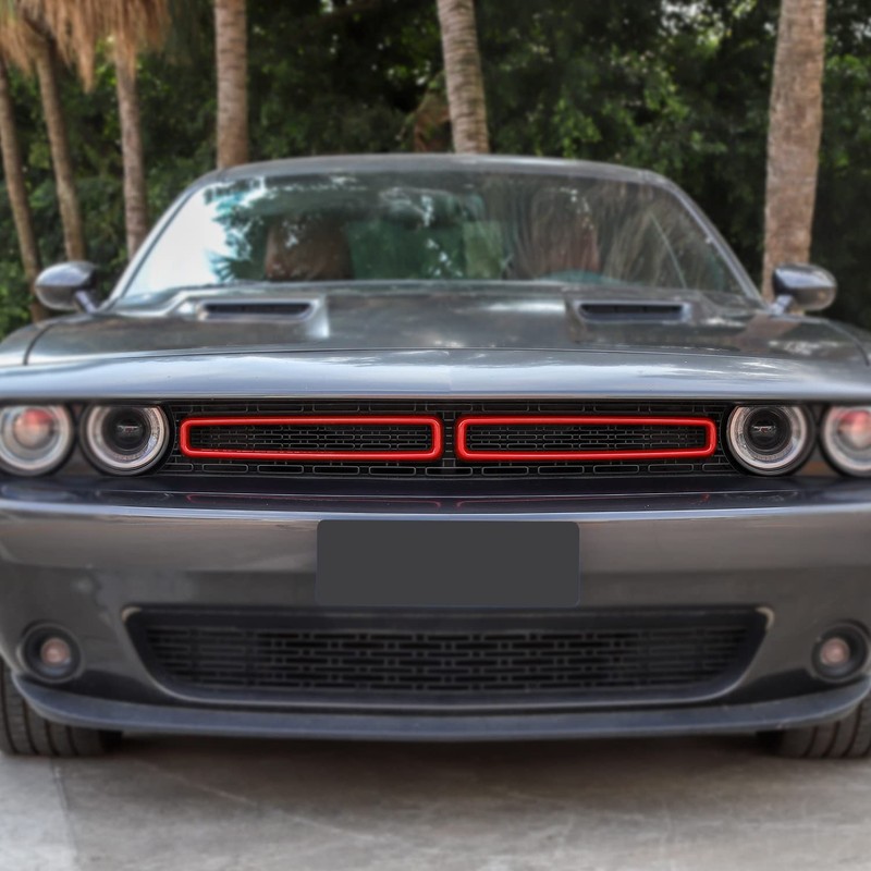 JeCar Grille Inserts ABS Grill Cover Trim Kit Exterior Accessories