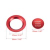 X AUTOHAUX Engine Start Stop Button Cover Kit One Click