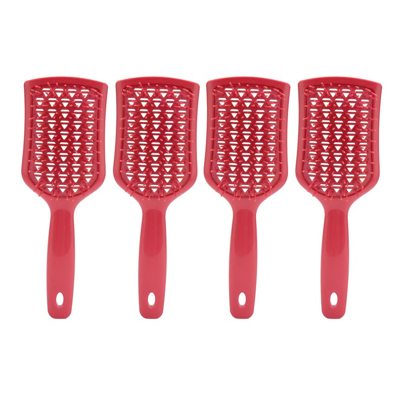 4pcs Detangling Vent Brush Faster Blow Drying Professional Wet Dry