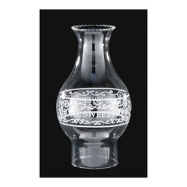 B&P Lamp 3 Inch Base, 4-3/4 Inch Bulge, 8-1/2 Inch Height Chimney with Home Sweet Home Decoration