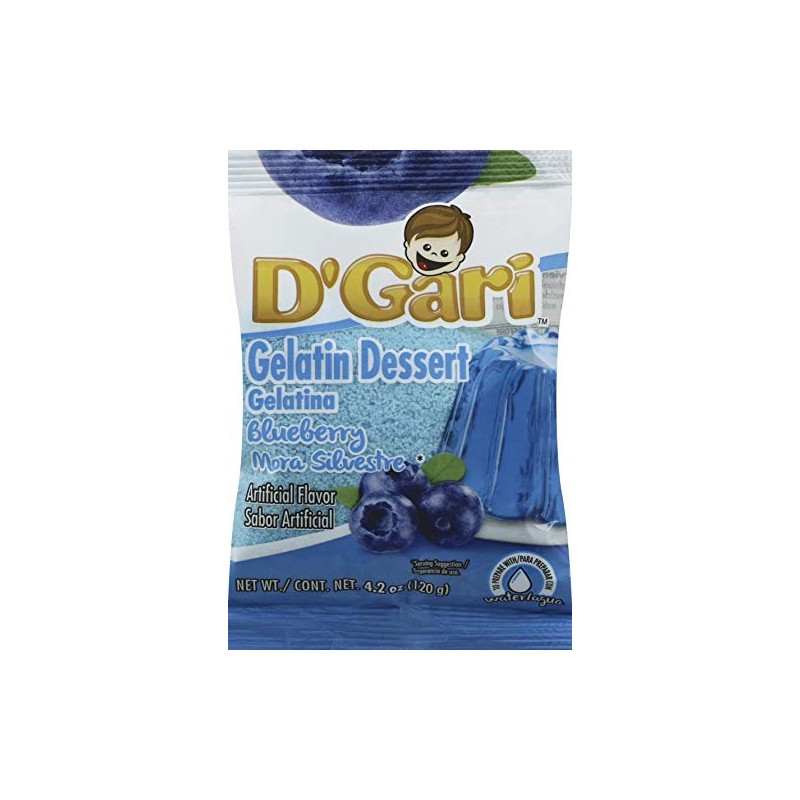 D GARI Gelatin Mix Regular Sugar Level Plastic Bag, 735257013121,